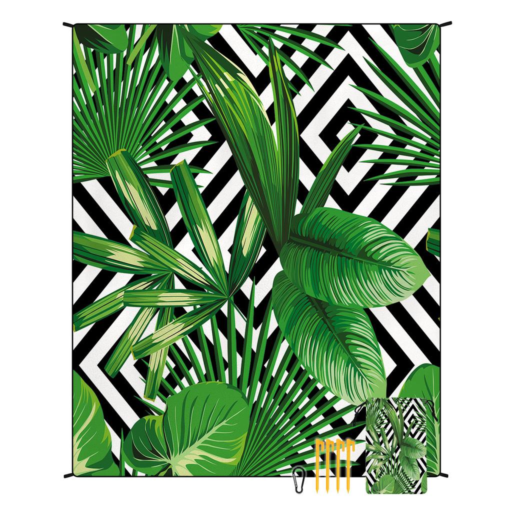 Bohemian Beach Mat Moisture-proof Mat Outdoor Seat Cushion Picnic Mat Customized Tent Camping Floor Mat 180 * 220CM 550g