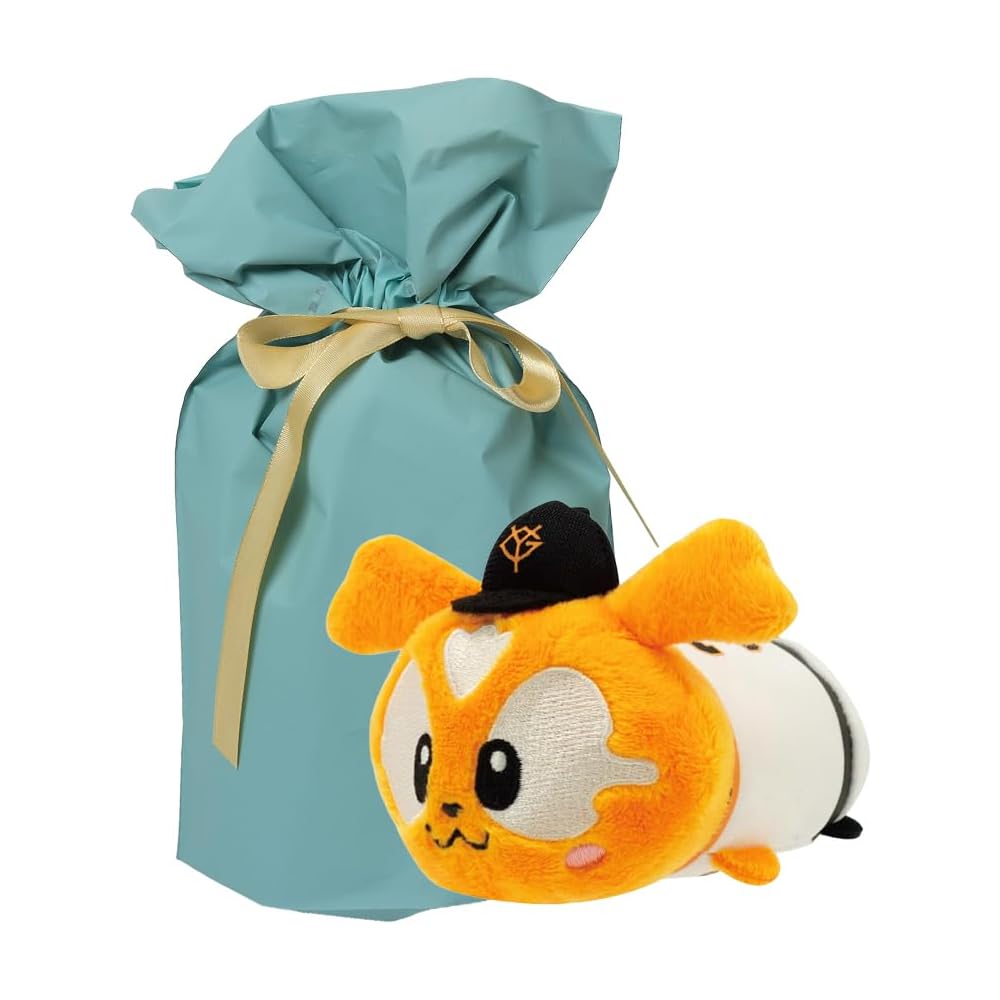 Yoshitoku Norinori Jabbit Smile Blue Color 10cm Official Licensed Product with Gift Bag and Ribbon