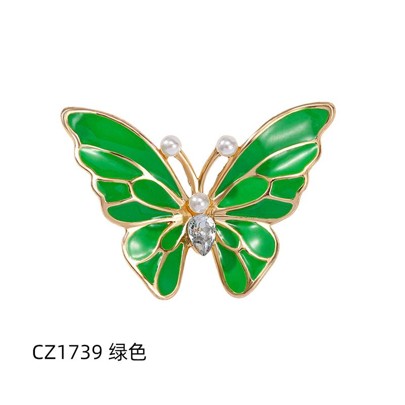 

Брошь из серии «Раскрашенная капающая бабочка», свежий и милый темперамент, высококачественный корсаж, булавка для пальто, аксессуары