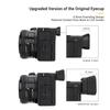 A7CII A7CR A7R A7R II A7R III A7C A6100 A6700 Očnice Okulár Měkký Silikon Prodloužený Hledáček Fotoaparátu pro Sony Série Bezzrcadlovky