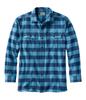 Shammy Cross Plaid Japan Fit L Blue Ridge Blue 1000194919 [LL Bean] Men's Shirt,