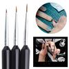 3 ks Ultra jemný detailní liner Akvarelový štětec na malování nehtů DIY Kreslení Obkreslování Manikúrní a umělecké nástroje