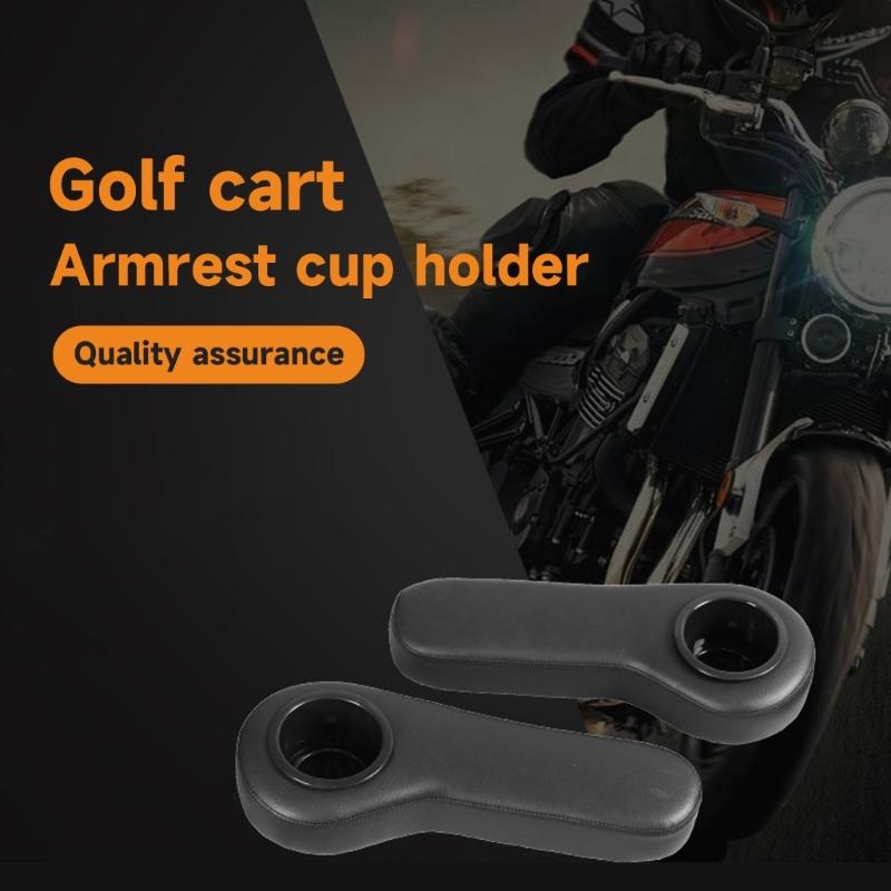 Rear  Arm Rest Cup Holder for Club Car  Back  Armrest Drink Stand Modified Accessory Repair Parts Black