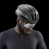Sports Sunglasses UV400 Mirror Lens Pace Stage Black Matte [Uvex] Anti-fog Cycling/Running/Outdoor (Silver)