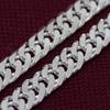 Silver One 925 Sterling Silver Double Curb Chain Necklace for Size C2 Double Curb 8mm 55cm Italian-Made Men, [White Silver, 6-Sided Chain, Wide, 2.5mm