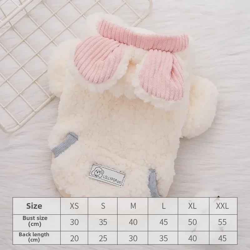 

Осенняя одежда из плотного бархата для маленьких собак и кошек - корги, тедди, померанский шпиц Double Extra Large