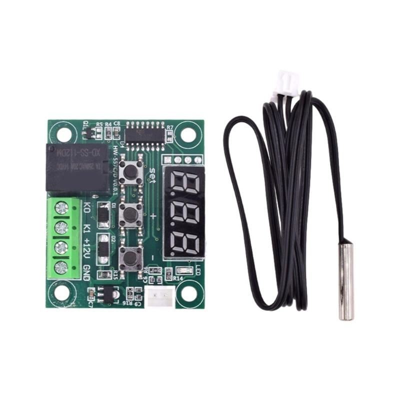 DC12V W1209 Thermostat Module With LED Display For Accurate Temperature Regulation From -55 to 120°C