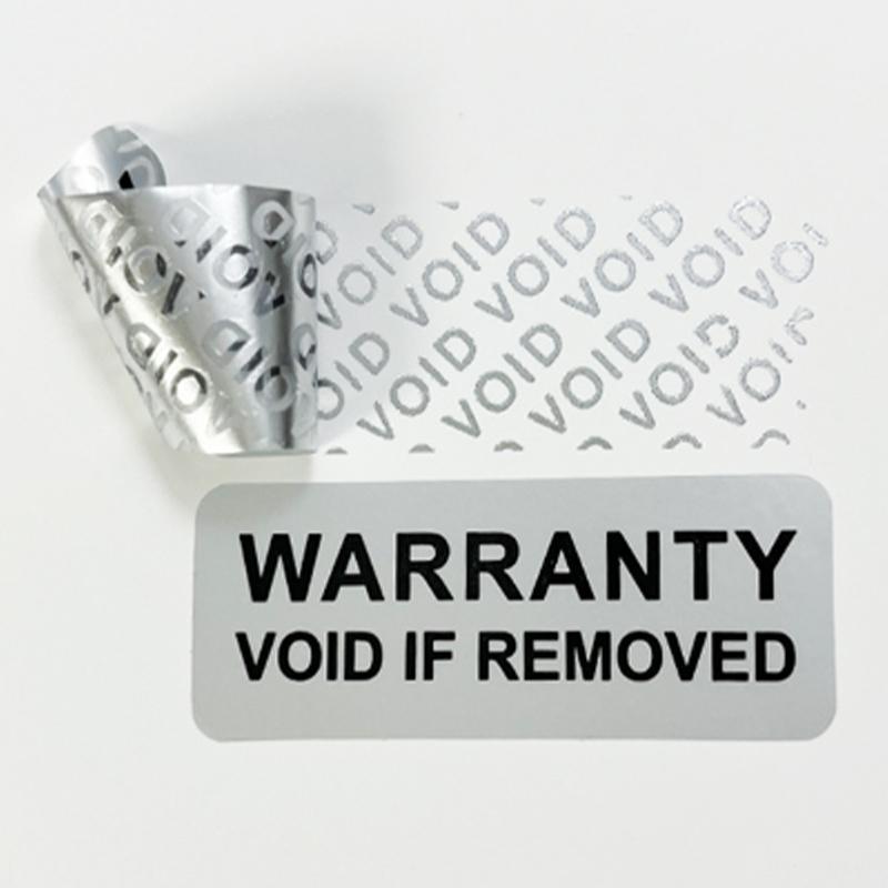 100Pcs Warranty Protection Sticker (40Mm*20Mm) Tamper Proof Void Label Stickers