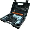 ANAMI Electric Rechargeable Drill 1300mAh LED Light and Case Carpentry Screwdriver, Driver, 47-Piece Set, Capacity, Forward/Reverse Switch, Cordless,