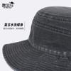 Spring and Summer Outdoor Mountaineering Fishing Visor Big Brim Breathable Bucket Hat British Retro Denim Sunscreen Hat