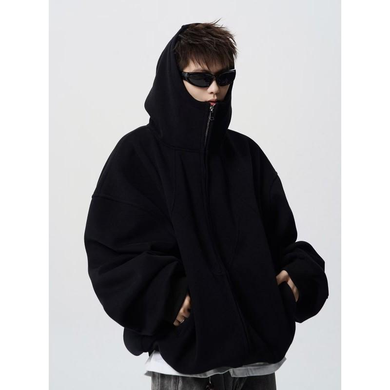 Unisex Oversized Hooded Sweatshirt With Asymmetrical
