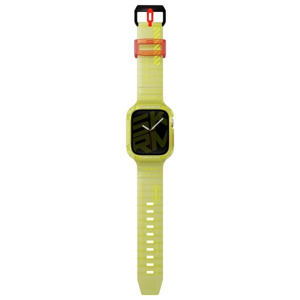 Skinarma Armband+Hülle Saido 2In1 Apple     Watch 45/44Mm Gelb/Yellow Neon