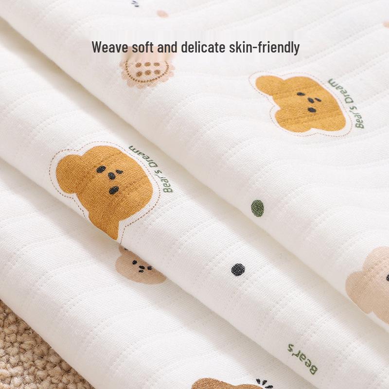 Rouxun Pure Cotton Patchwork Baby Crib Mattress Cover - All Seasons