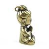 Solid Brass Guanyin Buddha Figurine 37x21x17mm Home Office Desk Ornaments Decoration Mini Statue Ornaments Household Decoration