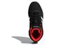 adidas Hoops 2.0 Mid Black Hi-Res Red Kids B75743