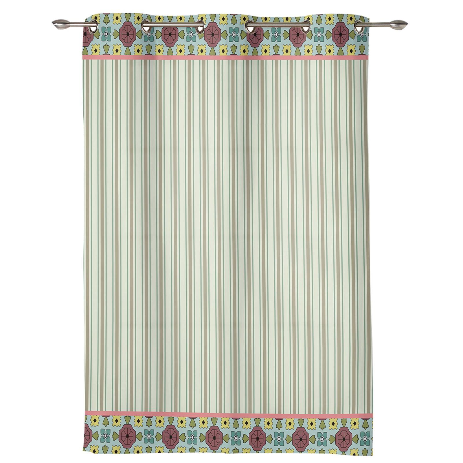 

Шторы в клетку Country Star Berry Retro Black для гостиной, кухни, оконные шторы, роскошные шторы для спальни, детей 135W x 185H(cm)