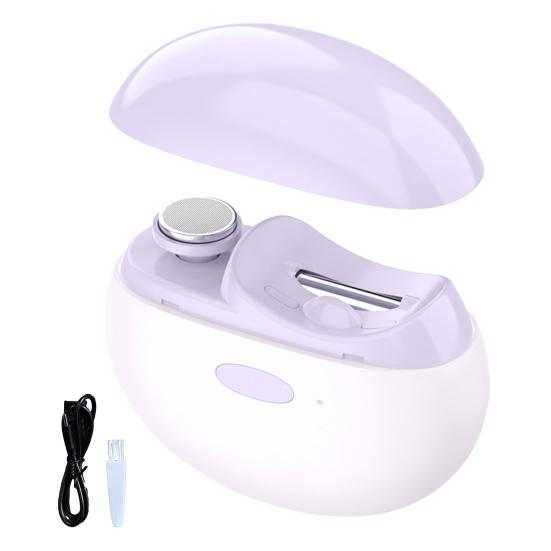 Elektryczny Obcinacz do Paznokci Dzieci Dorośli Seniorzy Automatyczny Trymer do Paznokci USB Rechargeable Dziecko Manicure Pilnik Szlifujący Obcinacz do Paznokci Rąk Polerka