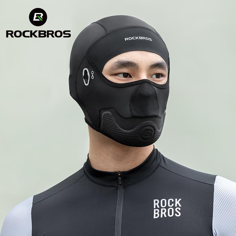 ROCKBROS Летняя велосипедная шапка-балаклава с защитой от УФ, шарф для велосипеда и пешего туризма, шапка из ледяного шелка, маска для лица, подшлемник для спортивного велосипедного шлема