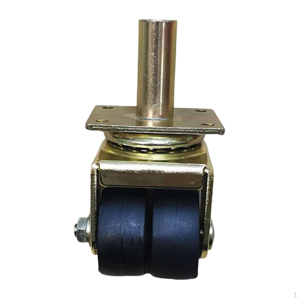 Piano Wheel Casters Multifunction Degree Rotation Metal Wear Resistant Easy Installation Replacement