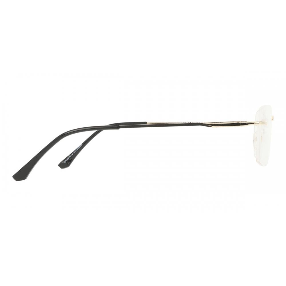 Rimless Rectangle Gold Smartbuy Collection Hollis Wm6506 C1 Fashion Unisex Eyeglasses