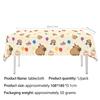 Capibara Capybara Birthday Decoration Disposable Tableware Birthday for Bara Baby Shower Tableware Balloons Capibara Cumpleaños