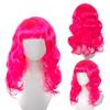 Harajuku Orange Blue Gold Grey Curly Wigs Synthetic Women Layered Wigs  Role-playing