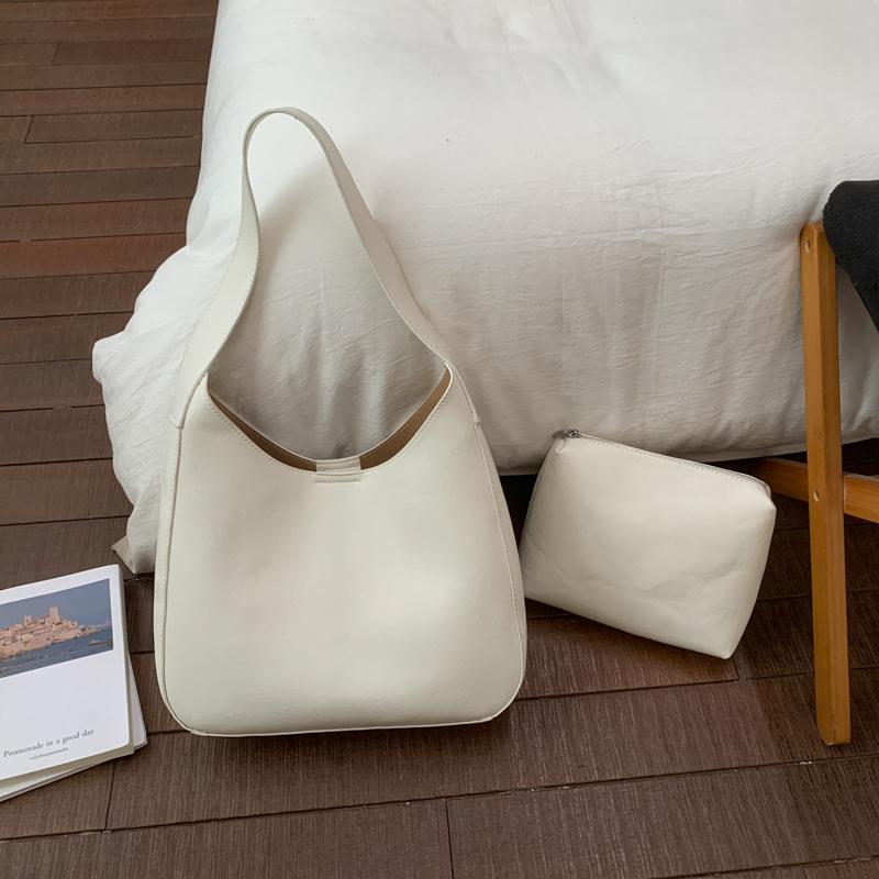 Faux Leather Hobo Bag Women Fashion Shoulder Bag Casual Everyday Tote Bag