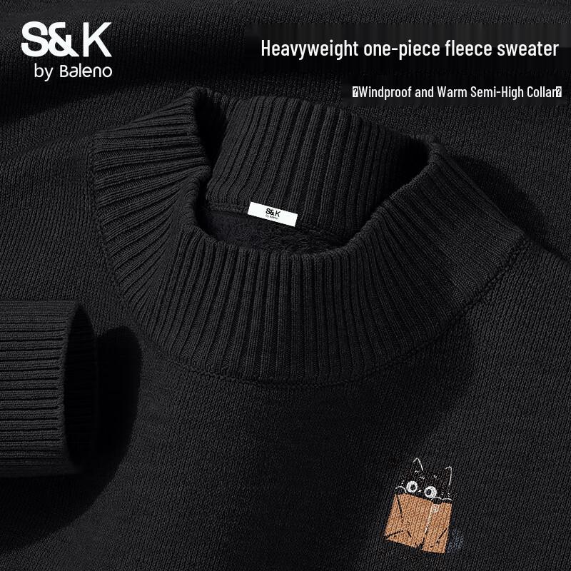 

Baleno S&K Series Half-High Collar Plush Sweater 2XL