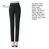 Mother Spring Pants High Waist Casual Stretch Pockets Solid Color Match Top Slim Fit Plus Size Pencil Women Clothing