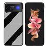 The new Samsung Zflip4 mobile phone case is suitable for galaxyzflip3 folding screen paint all-inclusive mobile phone case.