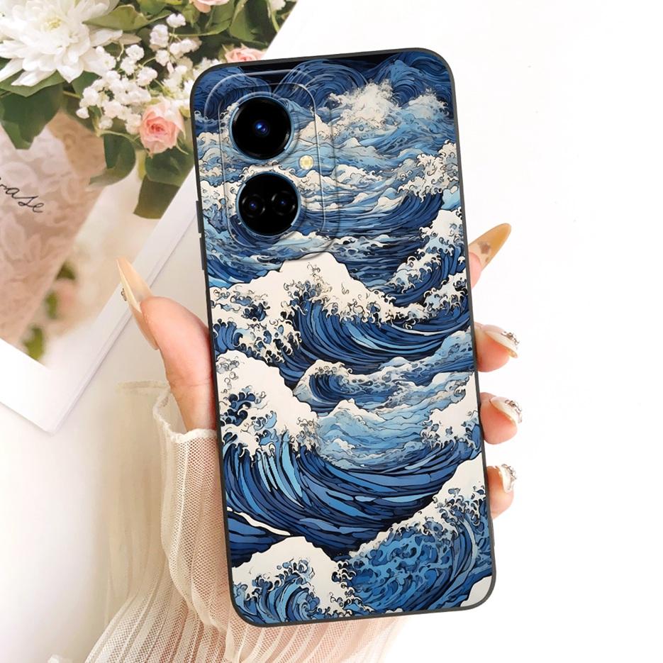 For Tecno Camon 19 Pro 5G Case CI7n Cute Rabbit Cartoon Cover Shockproof Phone Case For Tecno Camon 19 Neo Camon19 Pro Soft Bags
