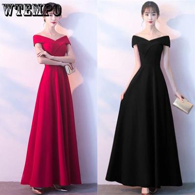 Women's V-neck Evening Dresses Wedding Party Reception Club Dresses A-line Wedding Dresses Hollow Strap Party Dresses