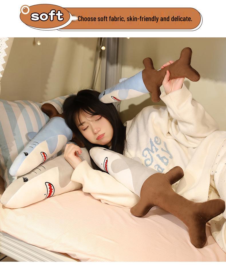 Funny Shark Plush Doll - Cute Stuffed Toy for Girls, Perfect Shark Gift for Birthdays