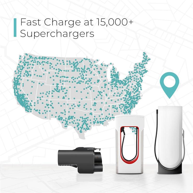 A03E-NACS To CCS1 Adapter For Ford Rivian GM Car Tesla To CCS1 Adaptor For DC For Tesla Supercharger Dc V1/V2/V3/V4
