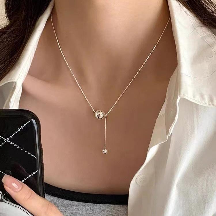 2023 Wish-Granting Necklace: New Women's 925 Sterling Silver Clavicle Chain with High-End Design
