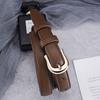 Belt Summer Brown Belt with Fine Matching Western Pants Simple Versatile Belt New Fashion Decoration Designer Waist Strap Belts