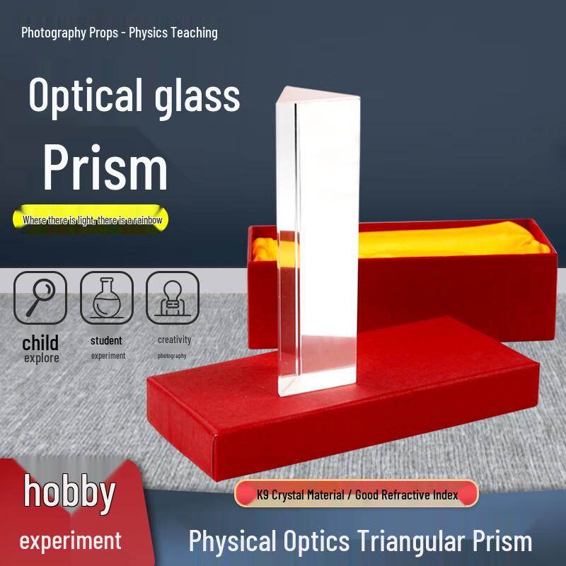 Triangular Optical Prism for Science Experiments