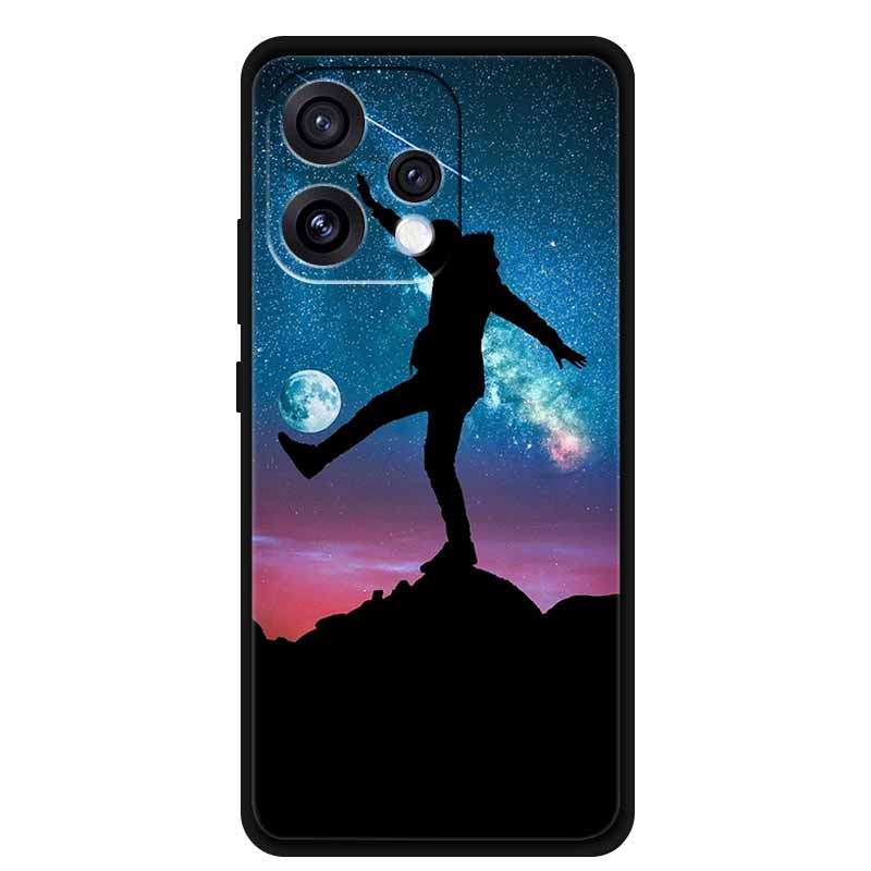 For Oppo Reno15 5G Case Coque Black Soft TPU Silicone Phone Case For Oppo Reno 15C Back Covers Case 6.59" Shockproof Fundas Para