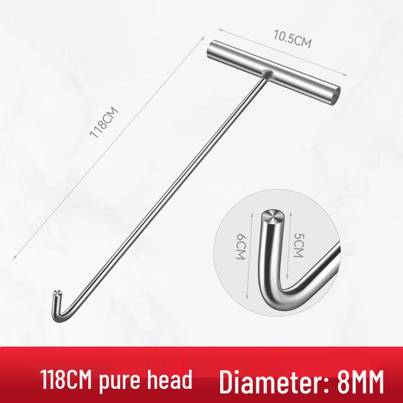 Black Scorpion Stainless Steel Manhole & Rolling Door Hook
