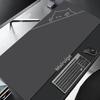 Schwarze Katze Kawaii Mauspads Weiße Schreibtischunterlage Minimalistisches Gaming Laptop Großes Mauspads Anime Büro Teppich Gamer Tastatur Mauspads