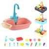 Non-Toxic Kids Kitchen Toys Simulation Electric Dishwasher Pretend Play Mini Kitchen Food Educational Summer Toys Role Playing Children Toys