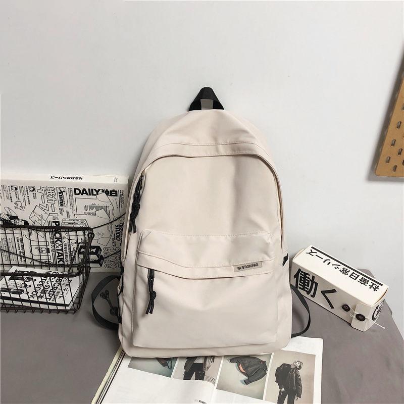 Schoolbag Backpack Men's Simple Large Capacity Computer Backpack Women's Leisure Japanese Junior High School Student High School Student School Bag