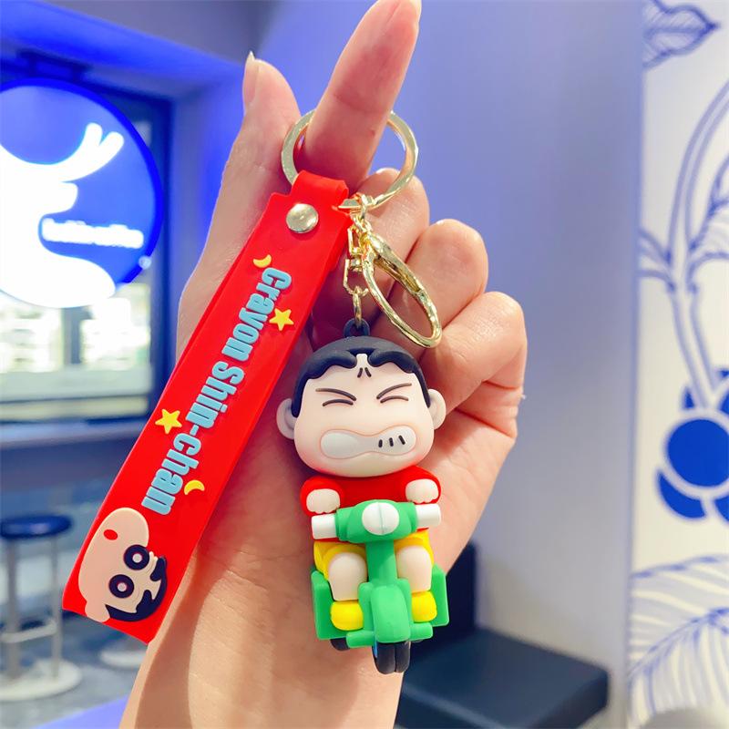 New Cute Crayon Small New Keychain Cartoon Animation Small New Toy Doll Pendant Bag Pendant Gift