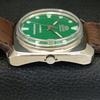 USED ORIENT AUTOMATIC 46941 JAPAN MENS VINTAGE GREEN COLOR DIAL WATCH a702215-5 R123-a702215