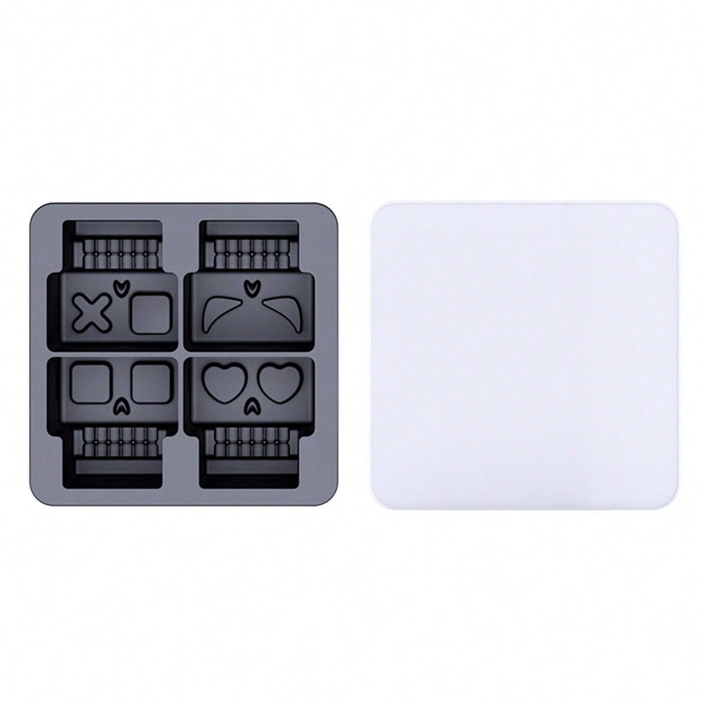 Silicone Skull Ice Grid Mold Creative Whiskey Ice Maker Silicone Ice Cube Ice Mold