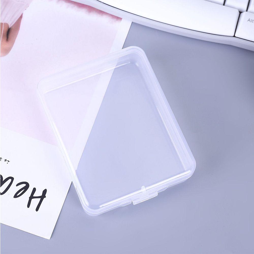 Face Masks Portable Container Dustproof Transparent Mask Storage Case Powder Puff  Case Storage Box