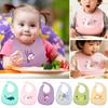 Cartoon Animal Hippopotamus Dinosaur Silicone Bib for Baby Infant Safe Waterproof Halter Feeding Burp Cloths Soft Drool Bag