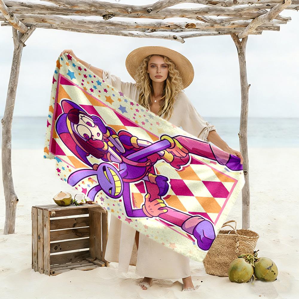TADC soft beach towel Comfortable Couple beach towel, family beach towel set Vibrant Pattern Gift for Festivals