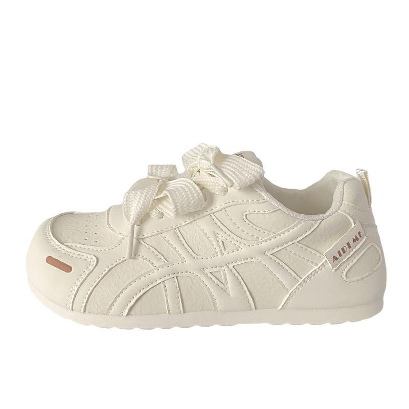 [Uncle Shoe] Board shoe puff ugly cute new niche student platform white shoes women 2025 design moral training shoes women