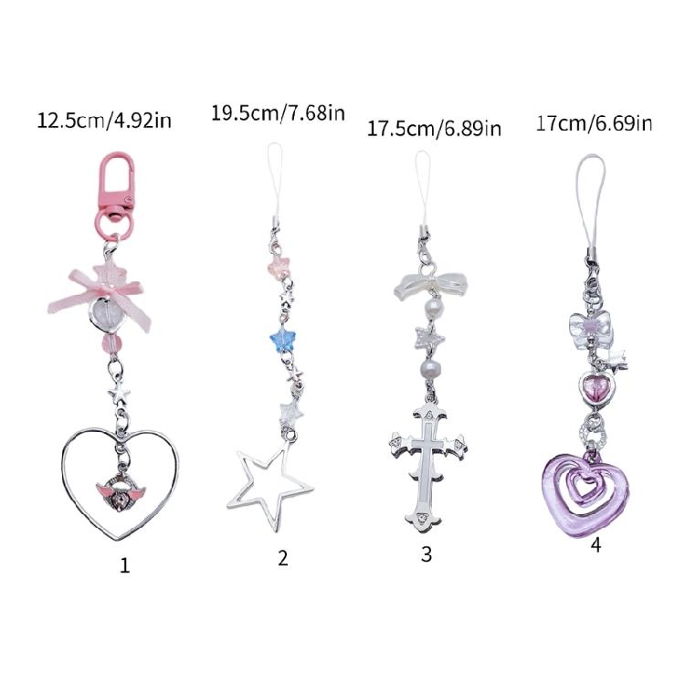 Dopamine Phone Chains Alloy Acrylic Material Perfect Gift for Youthful Adults
